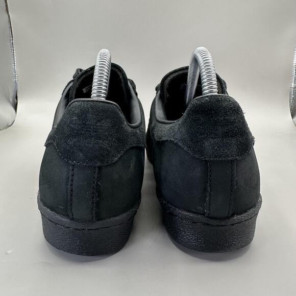 Adidas Superstar 80s Metal Toe Iridescent Shoes Womens 7.5 US Black Suede S76710 - Picture 6 of 10